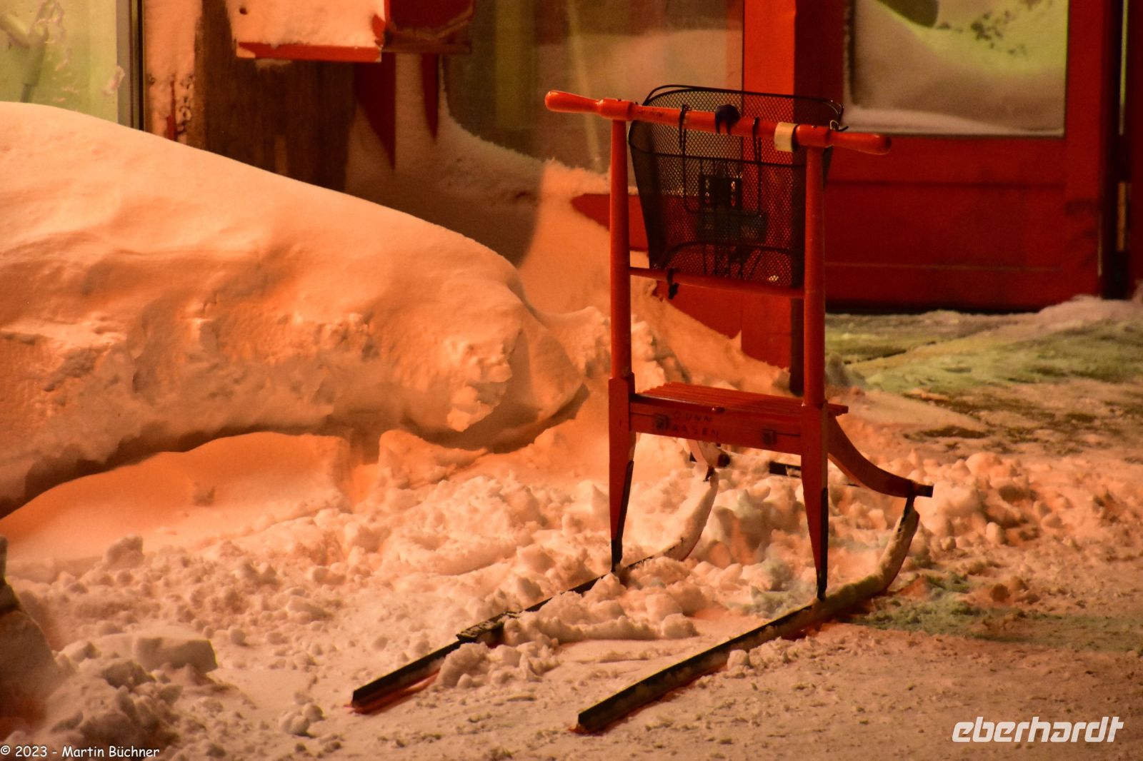 Vardø - östlichste Stadt Norwegens - Tretschlitten