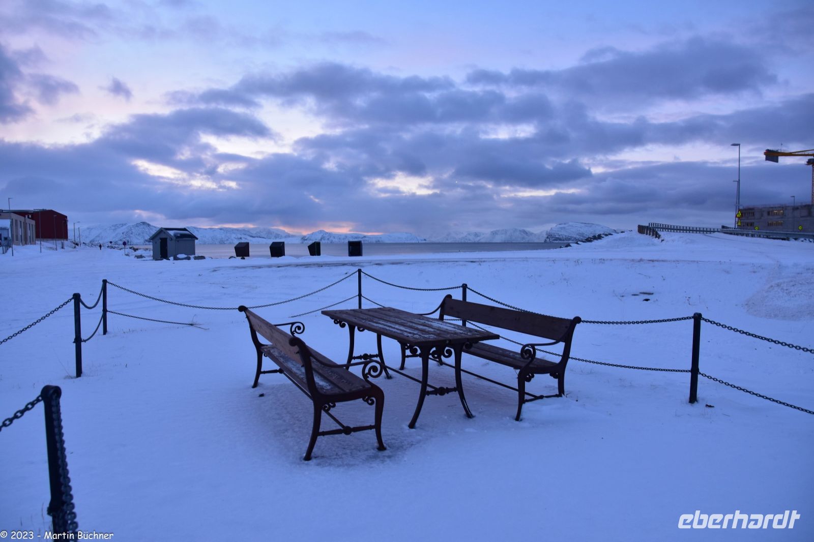 Hammerfest in der Polarnacht