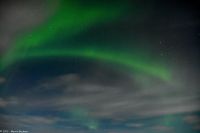 Troms og Finnmark fylke - Verschneite arktische Winterlandschaft mit Polarlicht