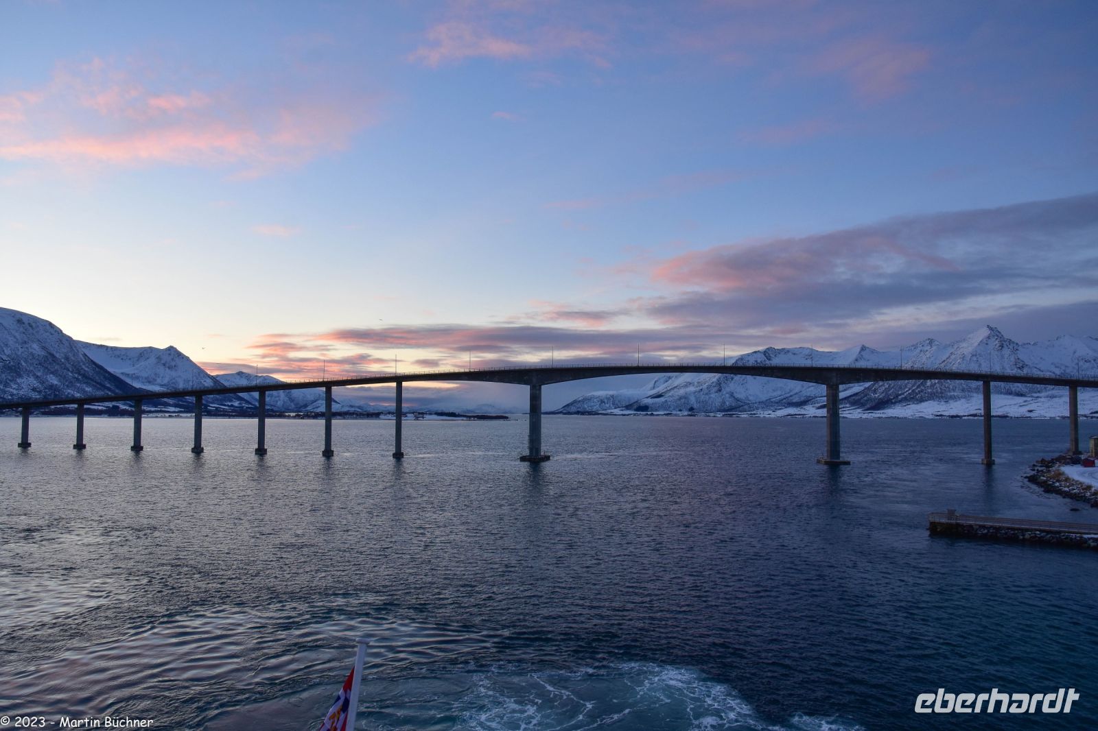 Vesterålen Archipel - Risøyhamn Brücke