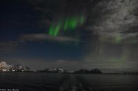 Polarlicht über den Lofoten und dem Vestfjord (Nordland)