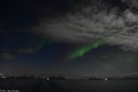 Polarlicht über den Lofoten und dem Vestfjord (Nordland)