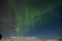 Polarlicht über den Lofoten und dem Vestfjord (Nordland)