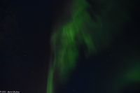 Polarlicht über den Lofoten und dem Vestfjord (Nordland)