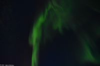 Polarlicht über den Lofoten und dem Vestfjord (Nordland)