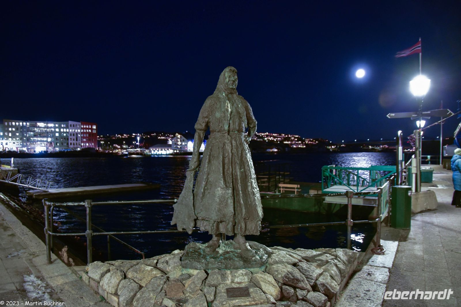 Klippfischstadt Kristiansund in Møre og Romsdalen (Nordmøre) - die Klippfischfrau