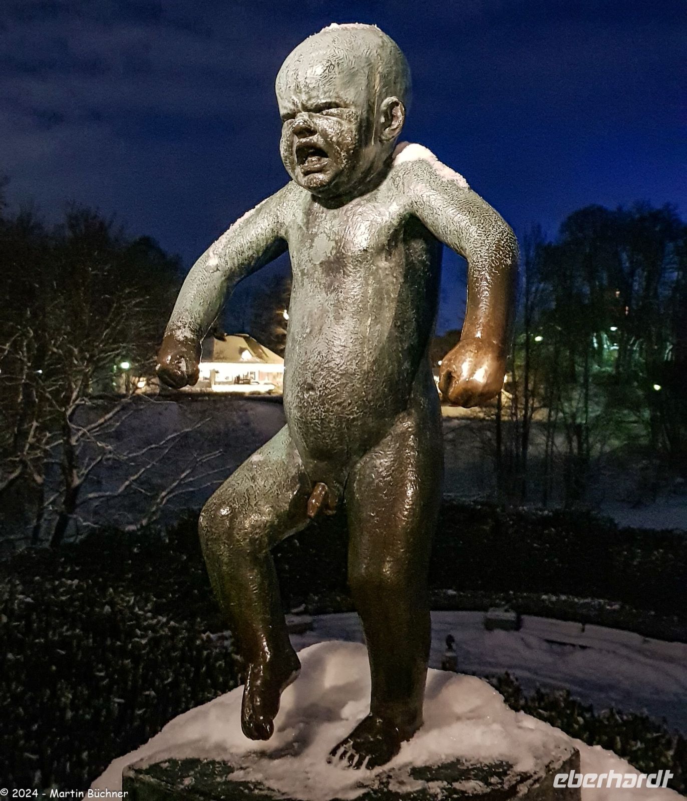 Oslo - Frogner Park - besser bekannt als Gustav Vigeland Park - Skulpturenpark