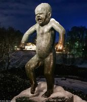 Oslo - Frogner Park - besser bekannt als Gustav Vigeland Park - Skulpturenpark