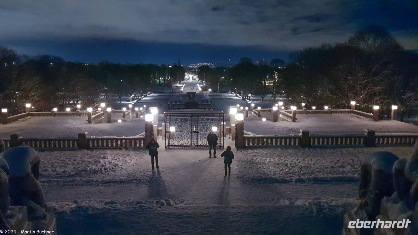 Oslo - Frogner Park - besser bekannt als Gustav Vigeland Park - Skulpturenpark