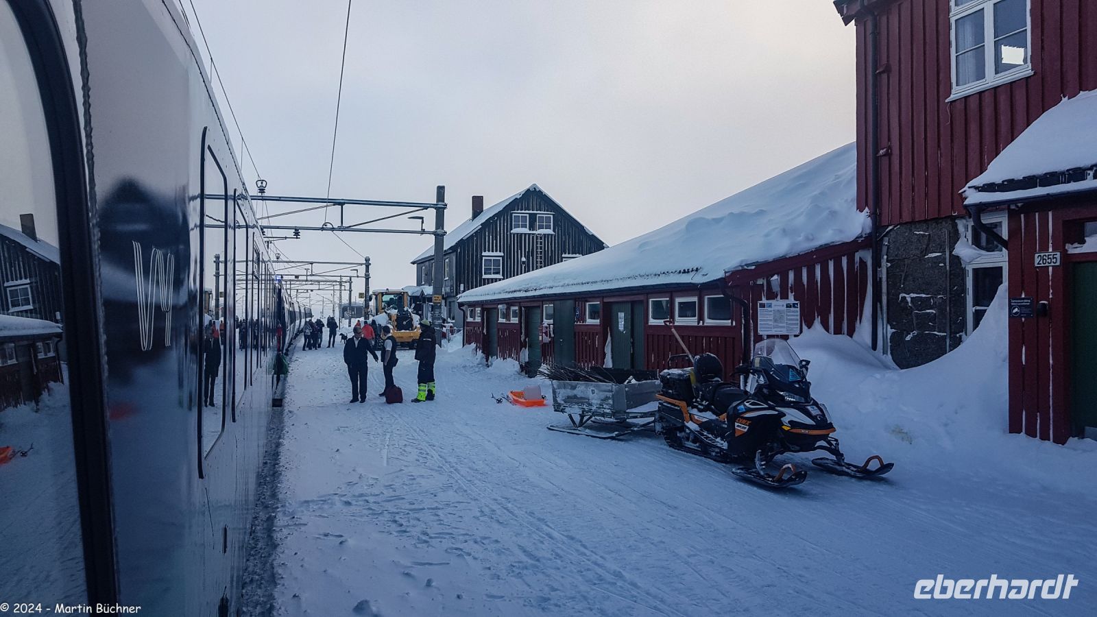 Bergensbane - Finse - mit 1.222 m höchster Bahnhof der Bergenbahn