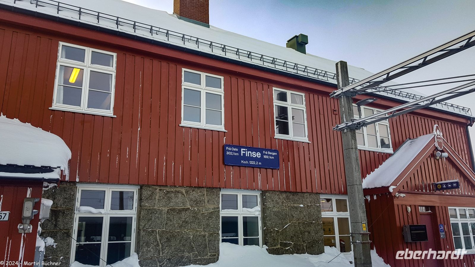 Bergensbane - Finse - mit 1.222 m höchster Bahnhof der Bergenbahn