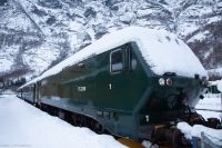 Romantische Winterruhe bei der Flåmsbane - im geschäftigen Sommer kaum vorstellbar