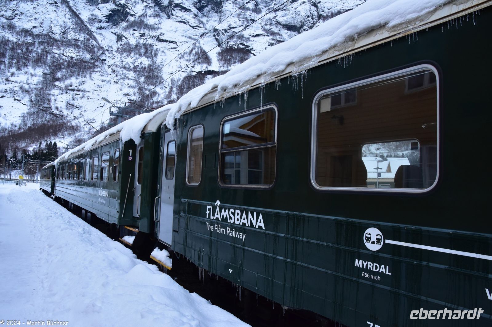 Romantische Winterruhe bei der Flåmsbane - Im Reich 