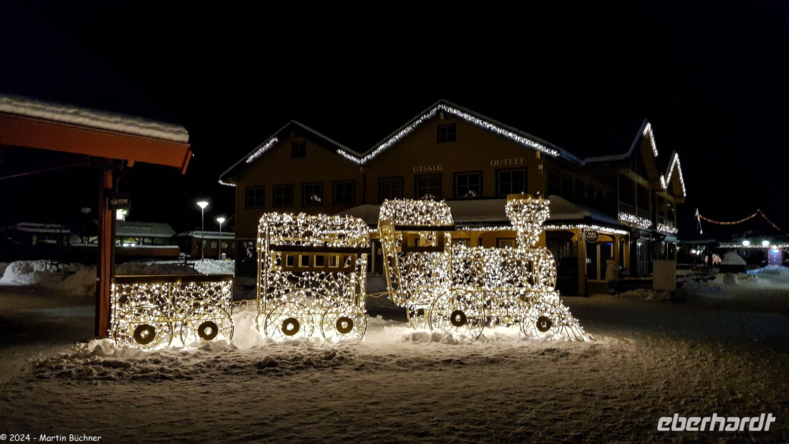 Silvesternacht 2023/24 in Flåm