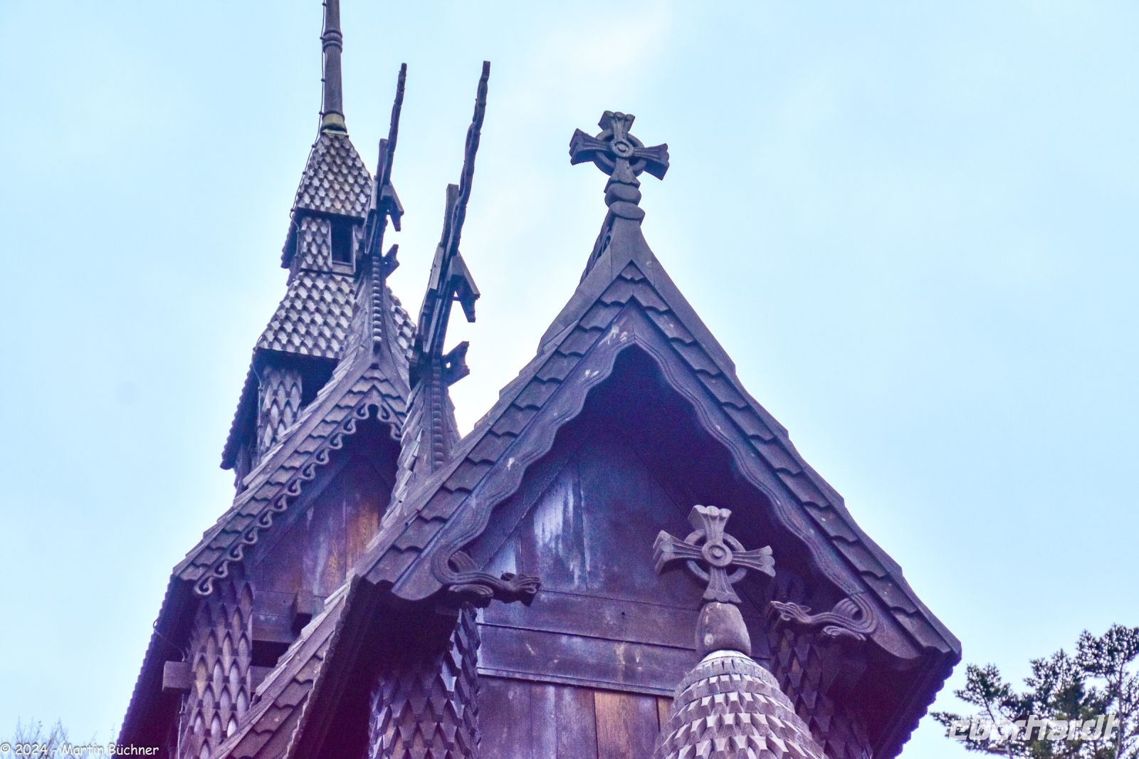 Bergen - Stabkirche Fantoft (Fortun)