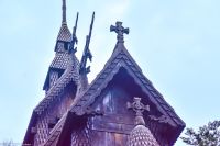 Bergen - Stabkirche Fantoft (Fortun)