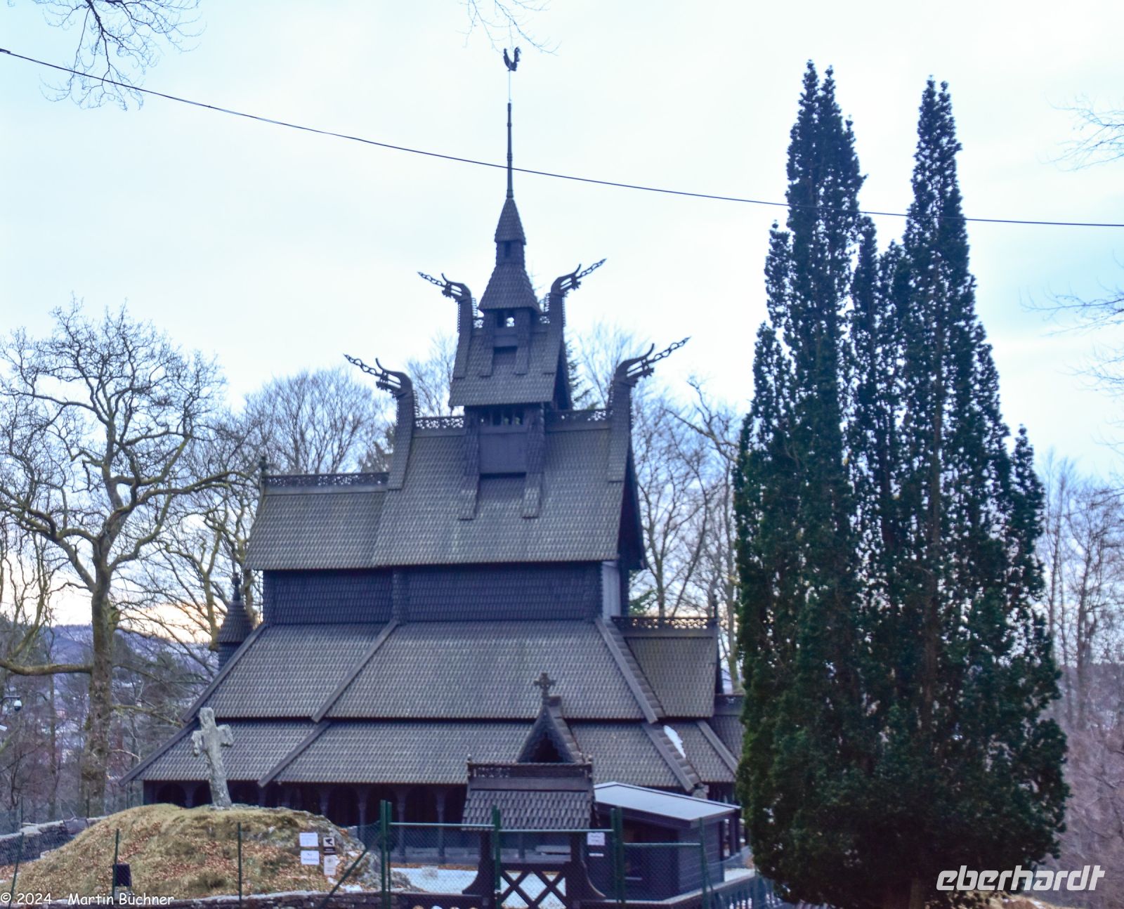 Bergen - Stabkirche Fantoft (Fortun)