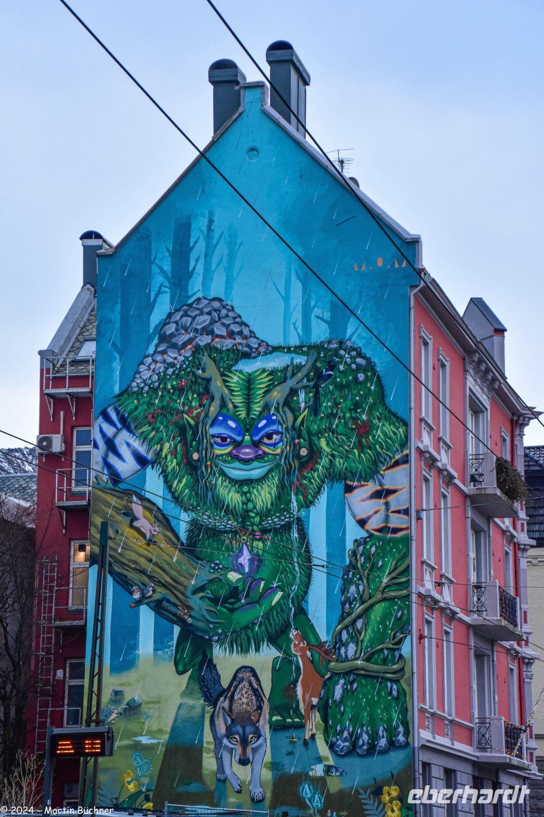 Bergen - Streetart - Der Troll