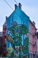 Bergen - Streetart - Der Troll