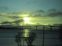 Kvaløya Brücke, 15 Minuten später