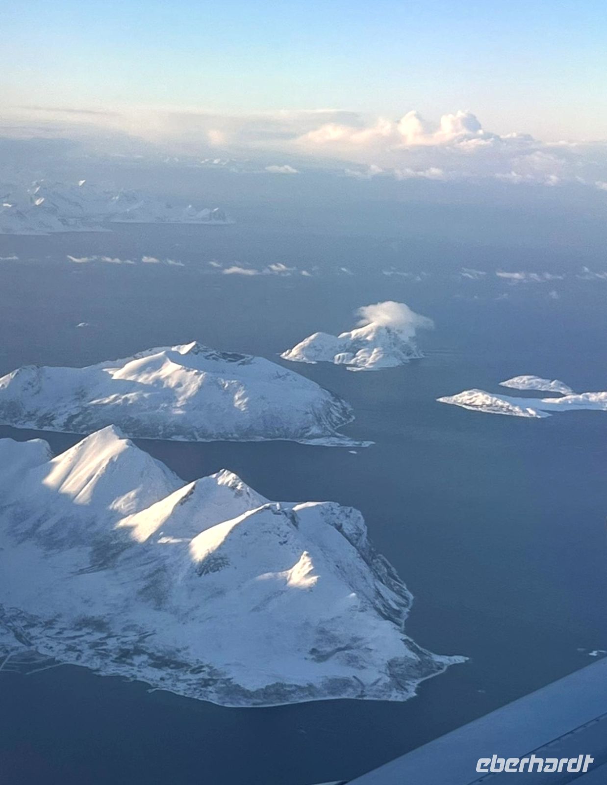 Anflug auf Tromsø