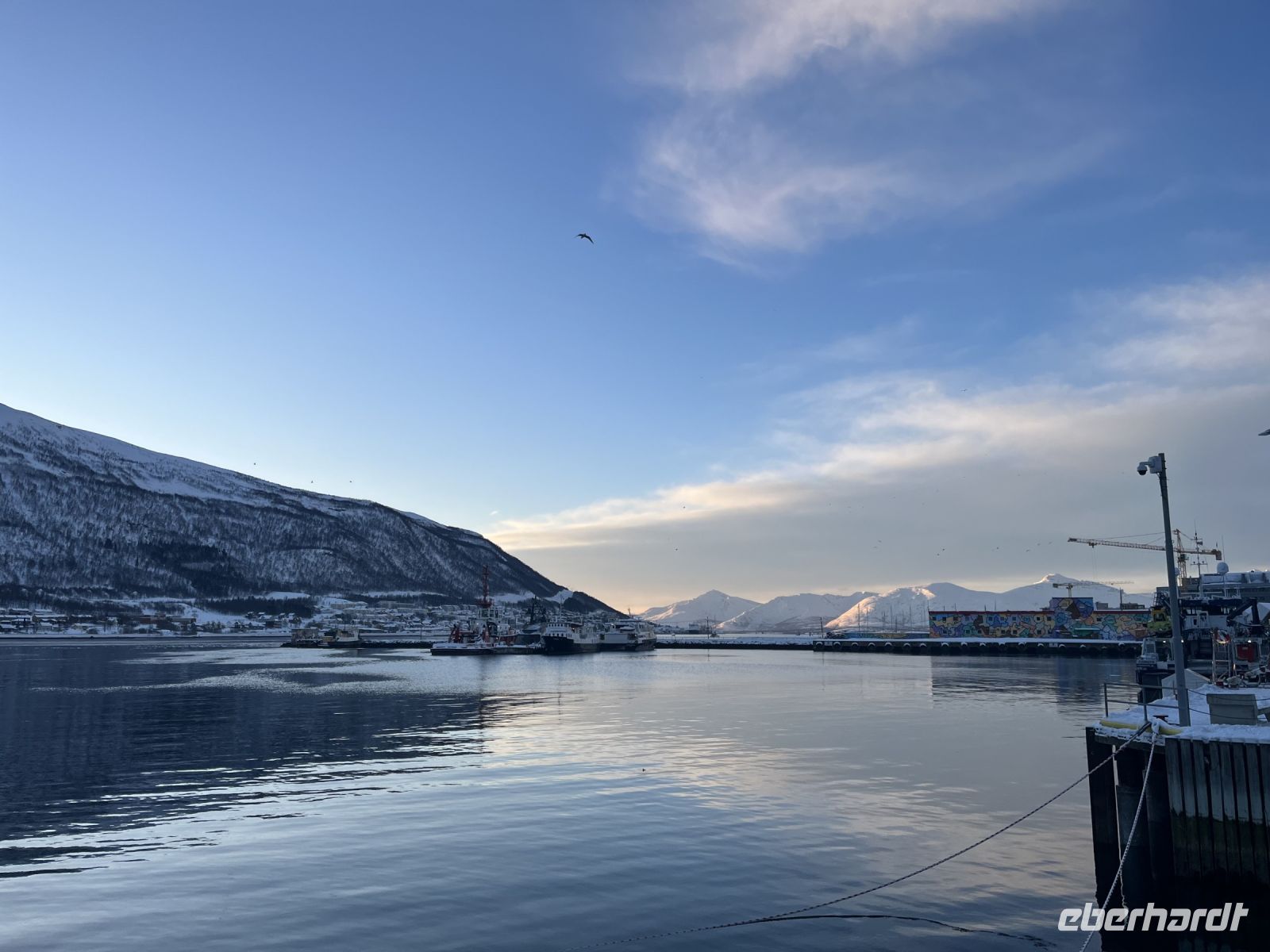Der Hafen von Tromsø