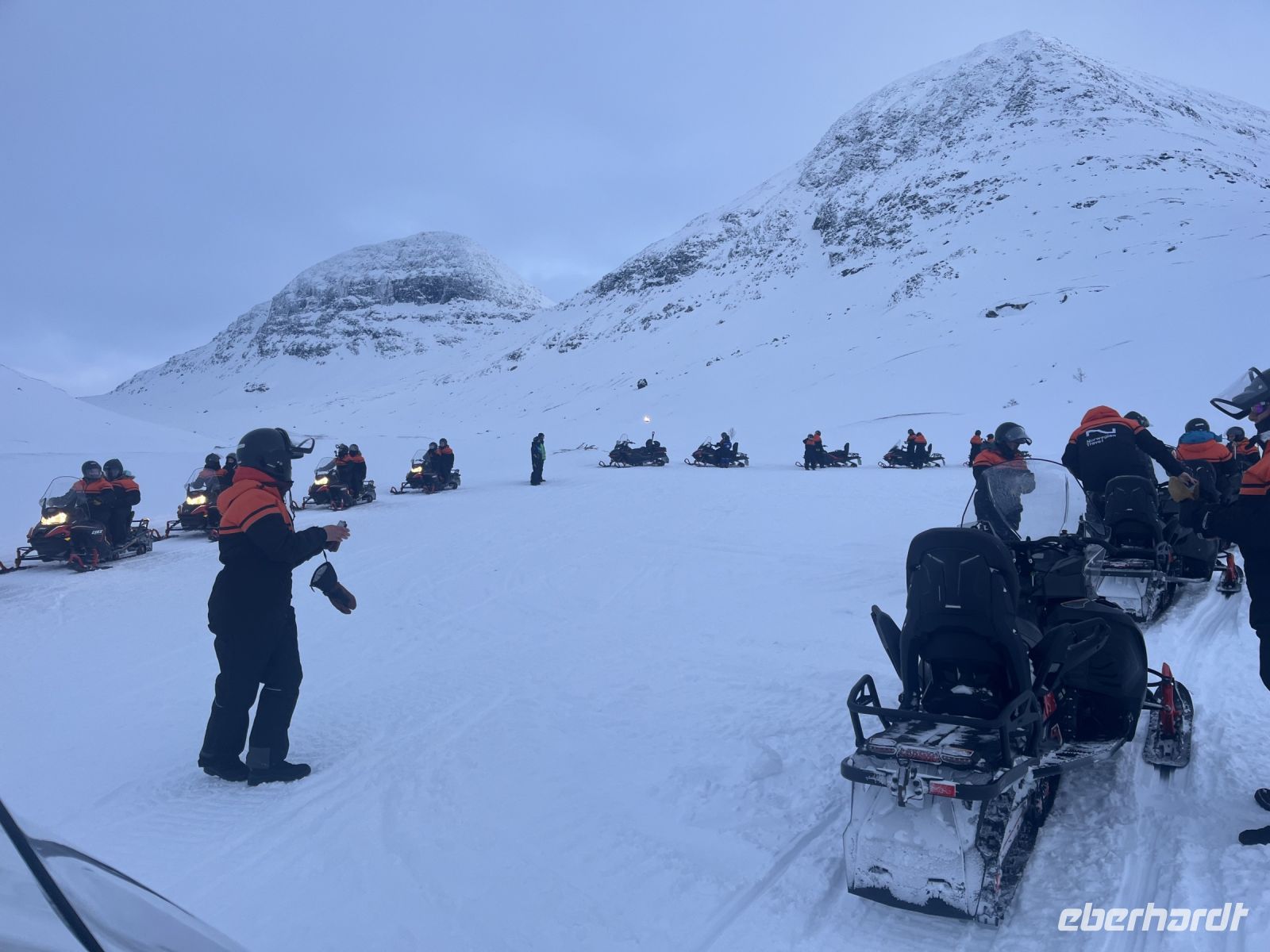 Motorschlittenfahrt in den Lyngalpen