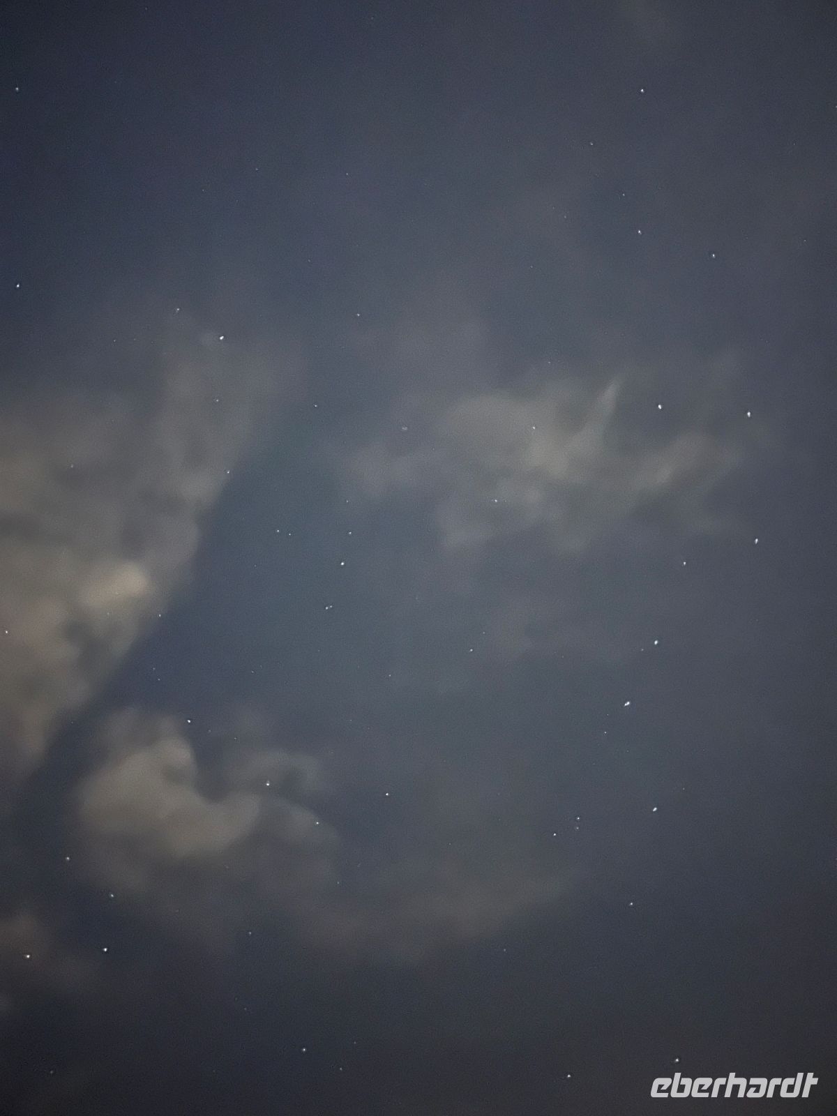 Heute leider keine Polarlichter, dafür Sternenbilder