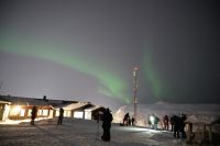 Erste Polarlichter auf dem Fjellheisen - Tromsö