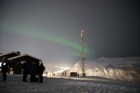 Erste Polarlichter auf dem Fjellheisen - Tromsö
