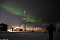 Polarlicht - Nordlicht - Aurora Borealis auf dem Hausberg Storsteinen (erreichbar mit dem Fjellheisen)