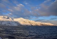 Blick auf die Lyngen-Halbinsel mit den Lyngen-Alpen