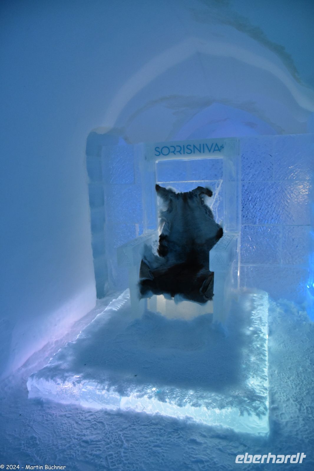 Eishotel Sorrisniva in der Nähe von Alta - Der Thron