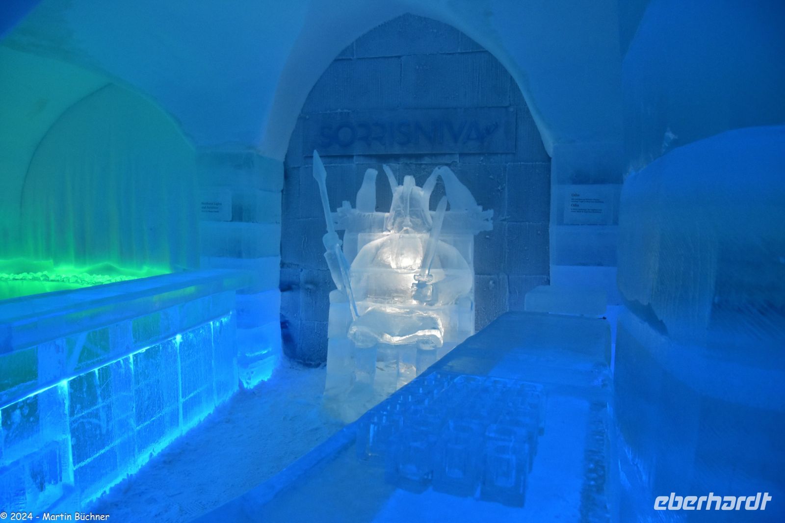 Eishotel Sorrisniva in der Nähe von Alta - Eisbar