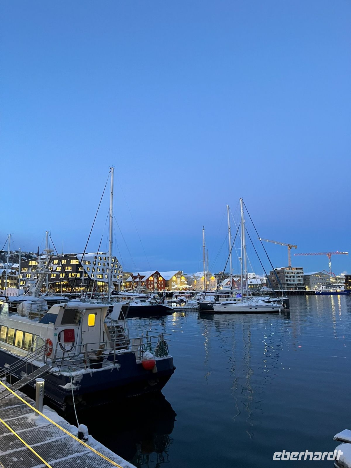 Am Hafen in Tromsö