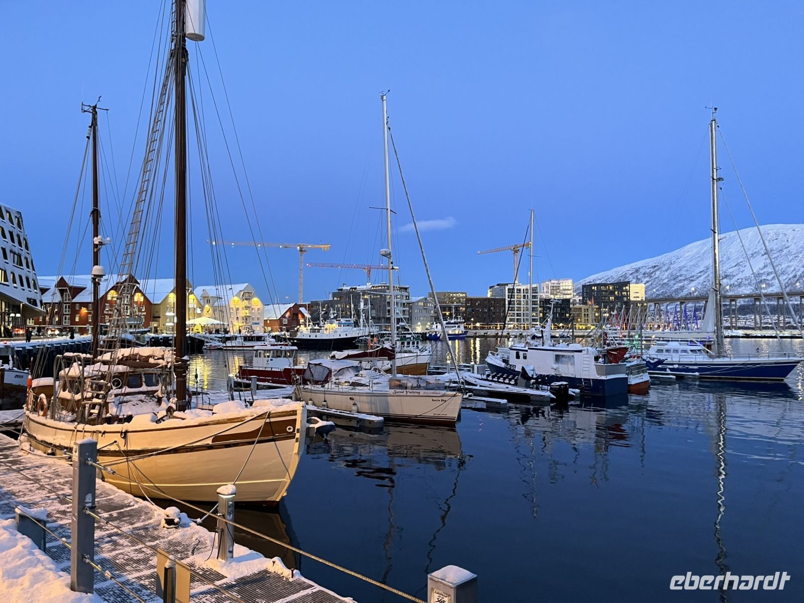 Am Hafen in Tromsö