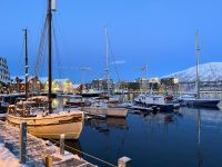 Am Hafen in Tromsö