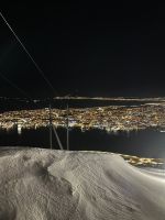 Blick auf Tromsö vom Fjellheisen