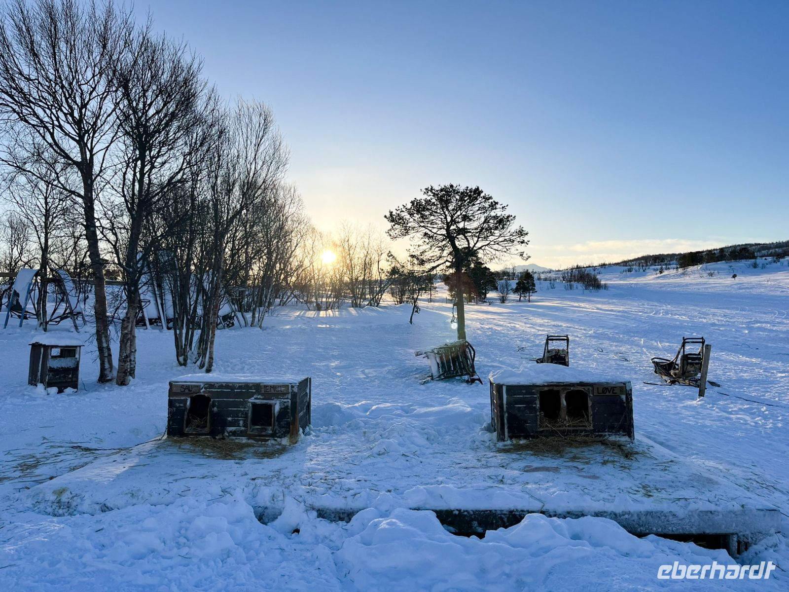 Husky Camp auf Kvaloya