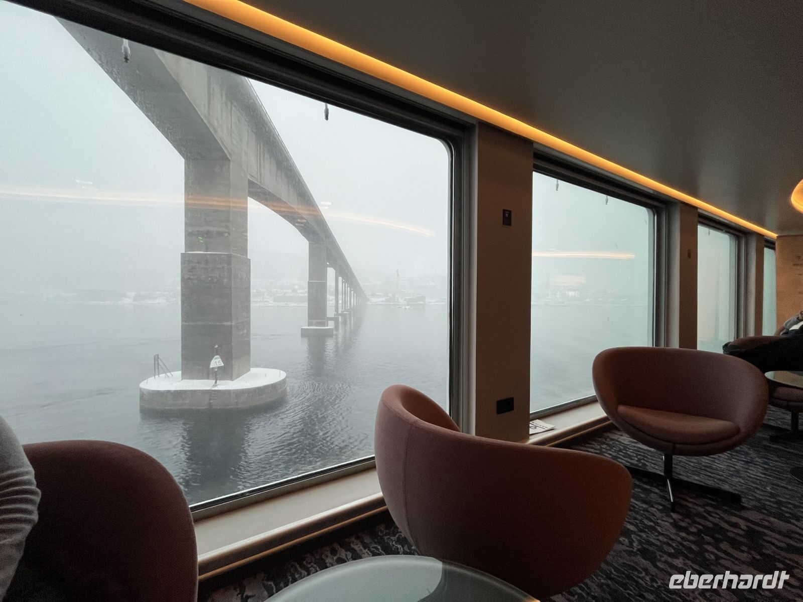 Mit dem Schiff Havila Castor auf dem Weg nach Tromsö 