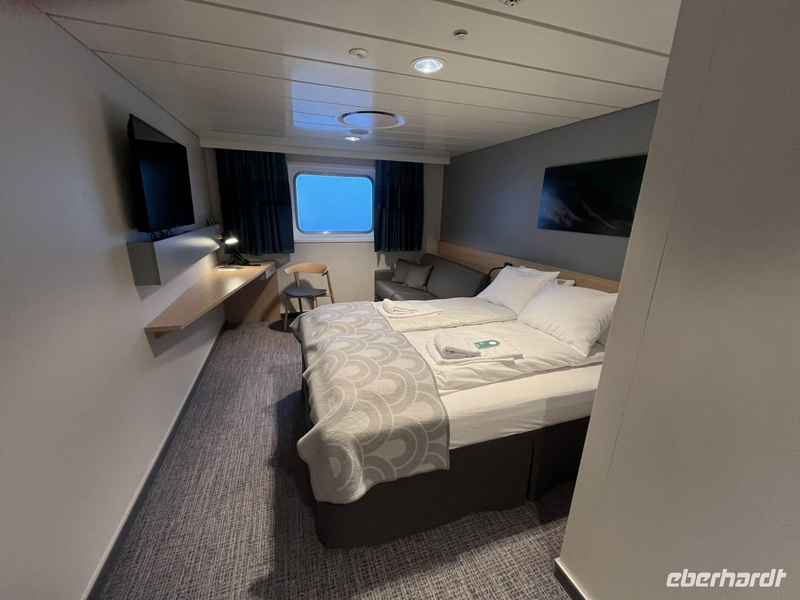 Aussenkabine auf der Havila Castor