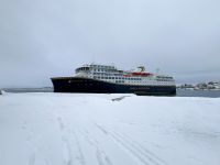 Havila Schiff in Finnsnes