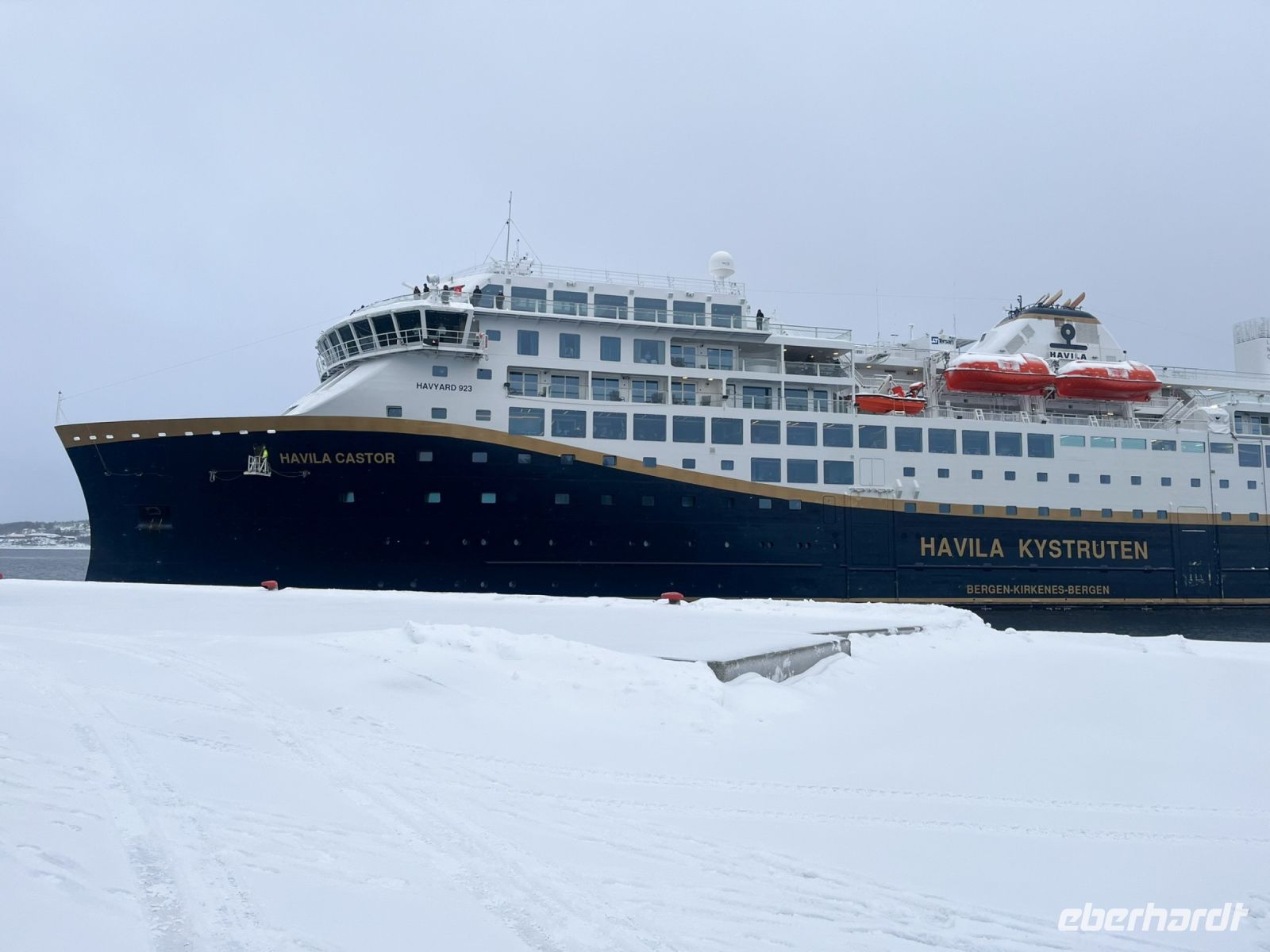 Havila Schiff in Finnsnes