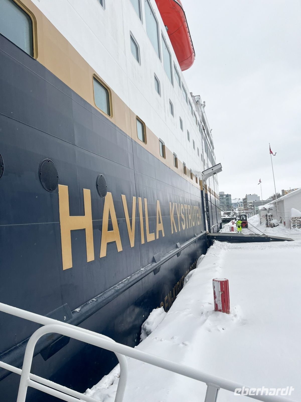 Havila Schiff in Finnsnes