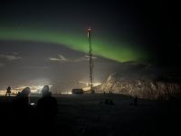 Nordlichter auf dem Fjellheisen in Tromsö