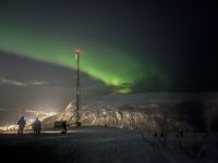 Nordlichter auf dem Fjellheisen in Tromsö