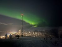 Nordlichter auf dem Fjellheisen in Tromsö