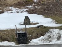 Hafen Risoyhamn Königsgedenkstein