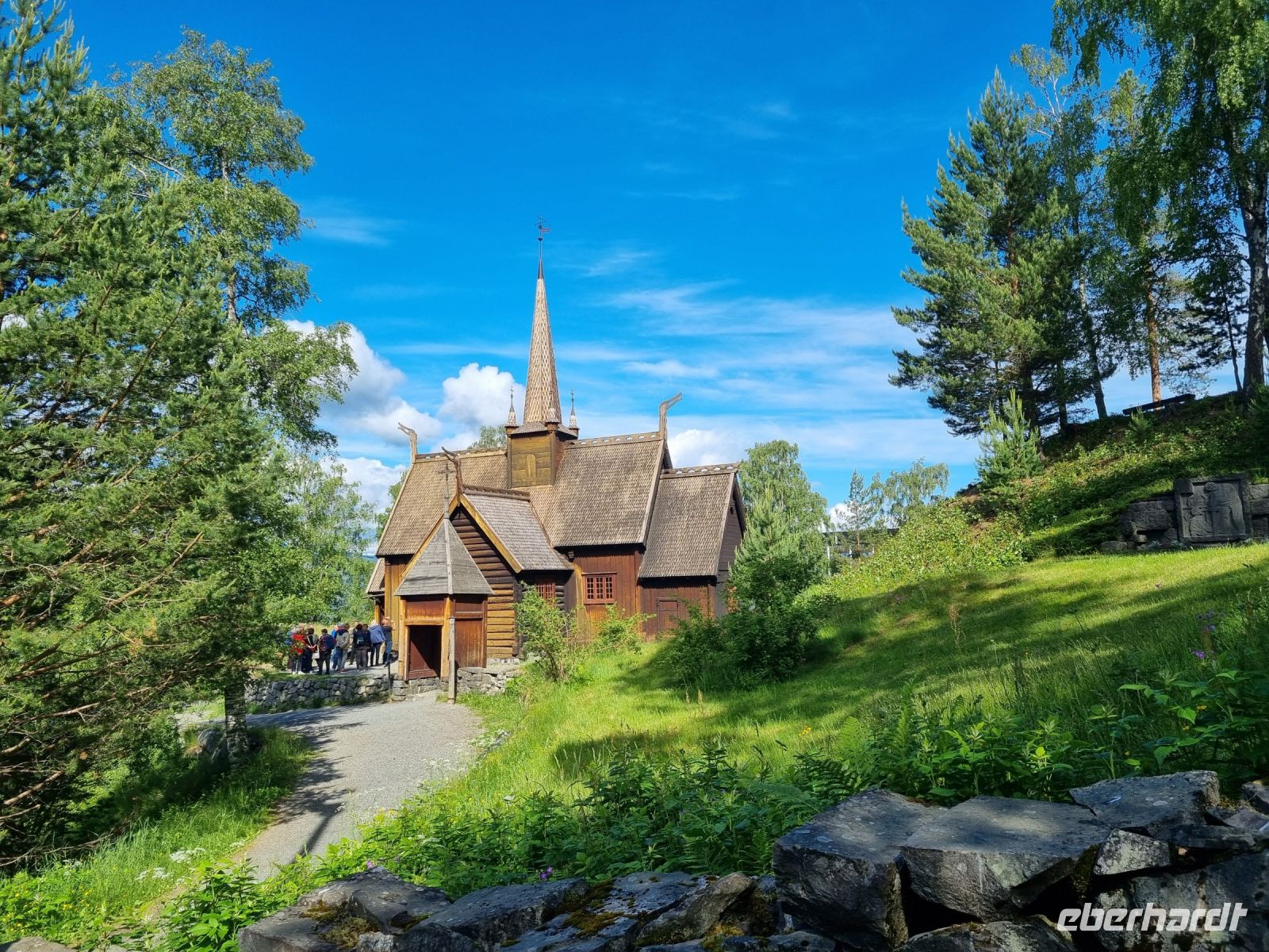 Lillehammer - Freilichtmuseum Maihaugen (Garmo Stabkirche)