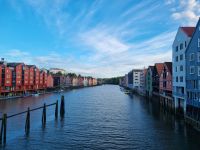 Trondheim - Speicherhäuser am Fluss Nidelva